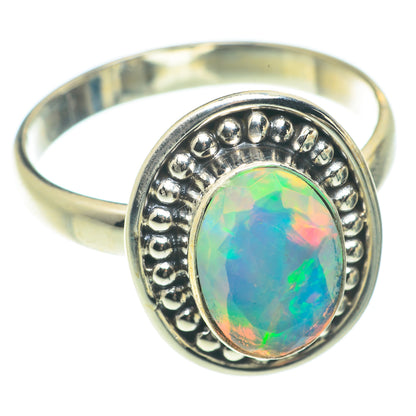 Ethiopian Opal Rings handcrafted by Ana Silver Co - RING65852
