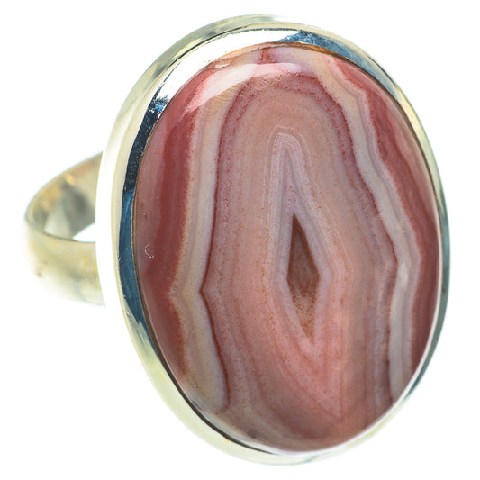 Red Botswana Agate Rings handcrafted by Ana Silver Co - RING65860