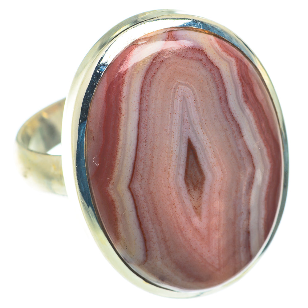 Red Botswana Agate Rings handcrafted by Ana Silver Co - RING65860