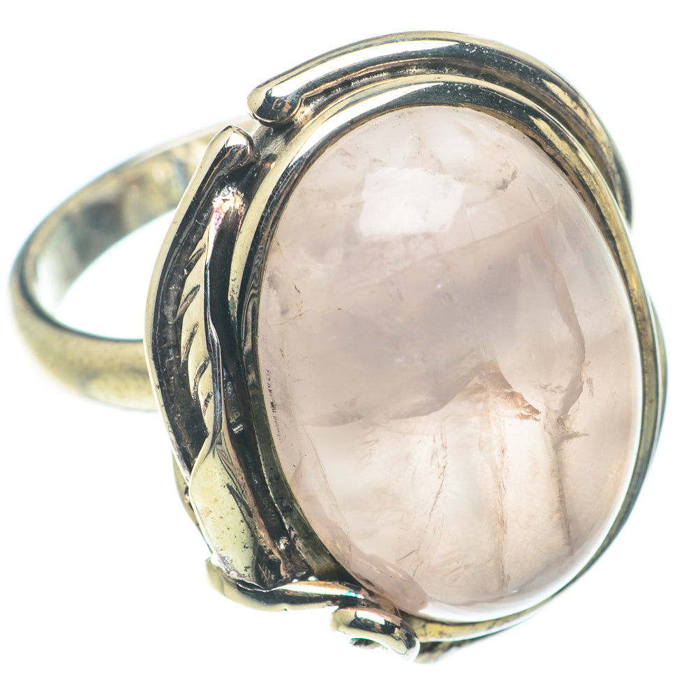 Rose Quartz Rings handcrafted by Ana Silver Co - RING65866