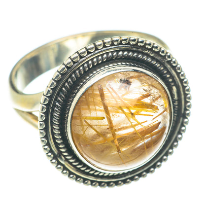 Rutilated Quartz Rings handcrafted by Ana Silver Co - RING65870