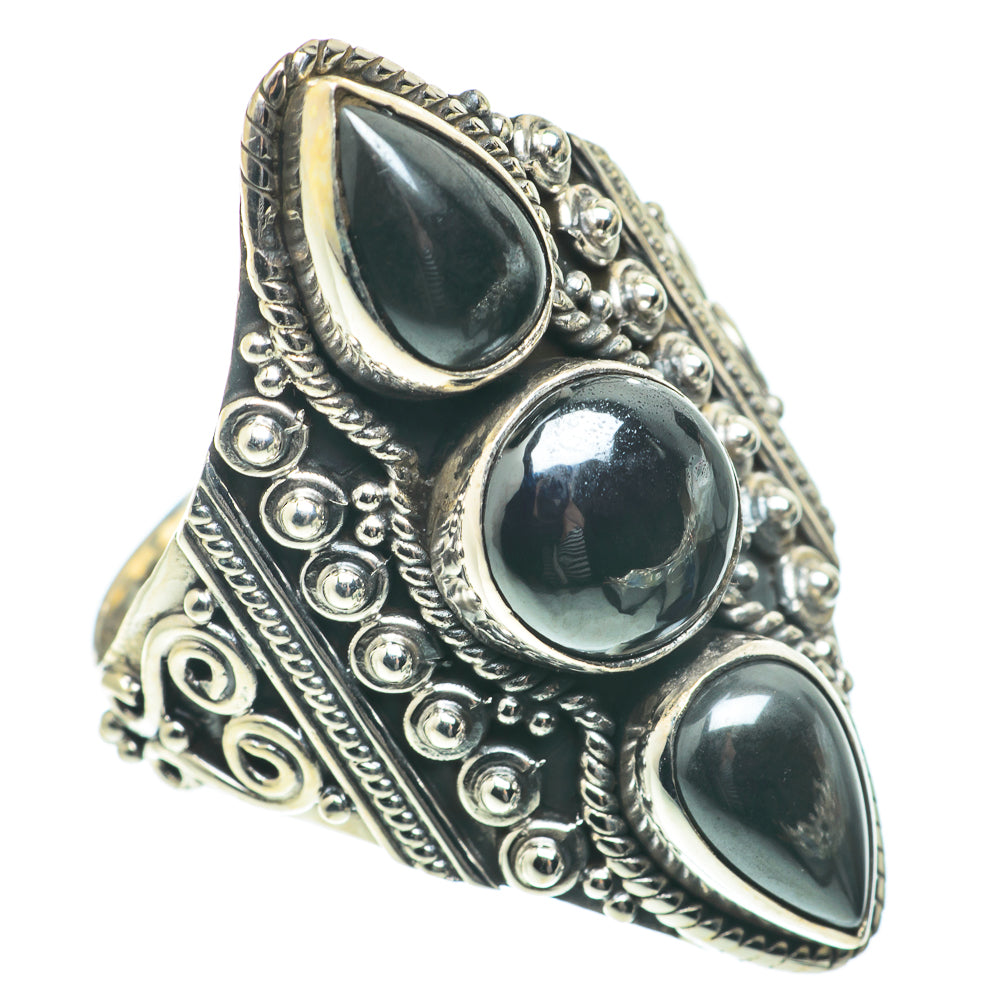 Hematite Rings handcrafted by Ana Silver Co - RING65883
