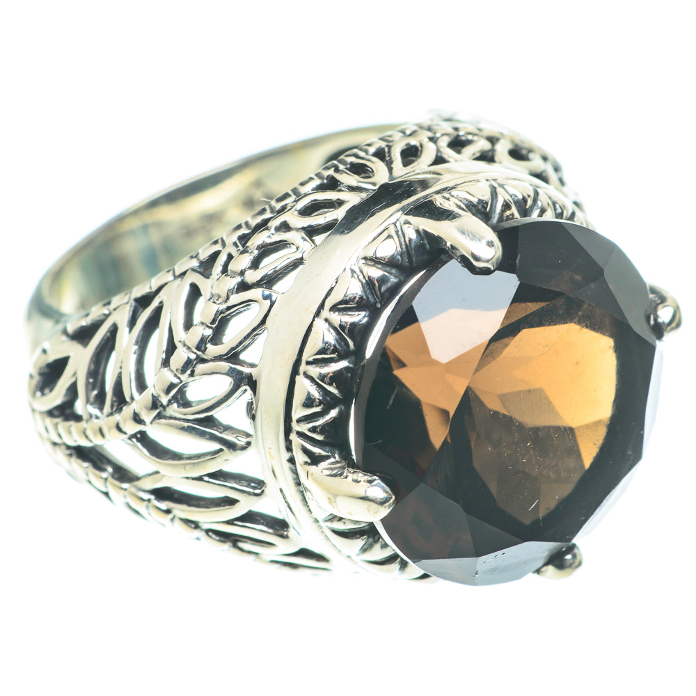Smoky Quartz Rings handcrafted by Ana Silver Co - RING65891