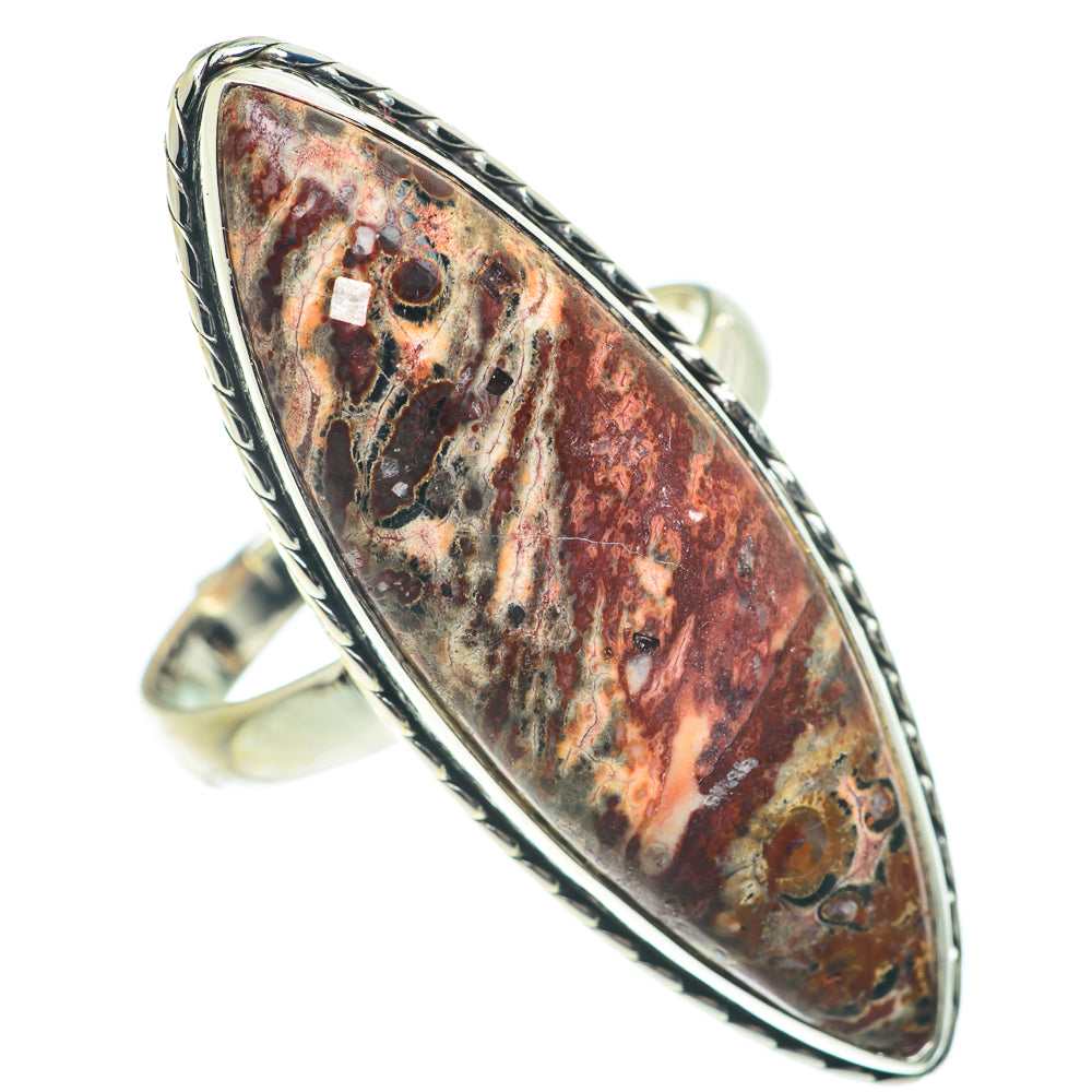 Poppy Jasper Rings handcrafted by Ana Silver Co - RING65893