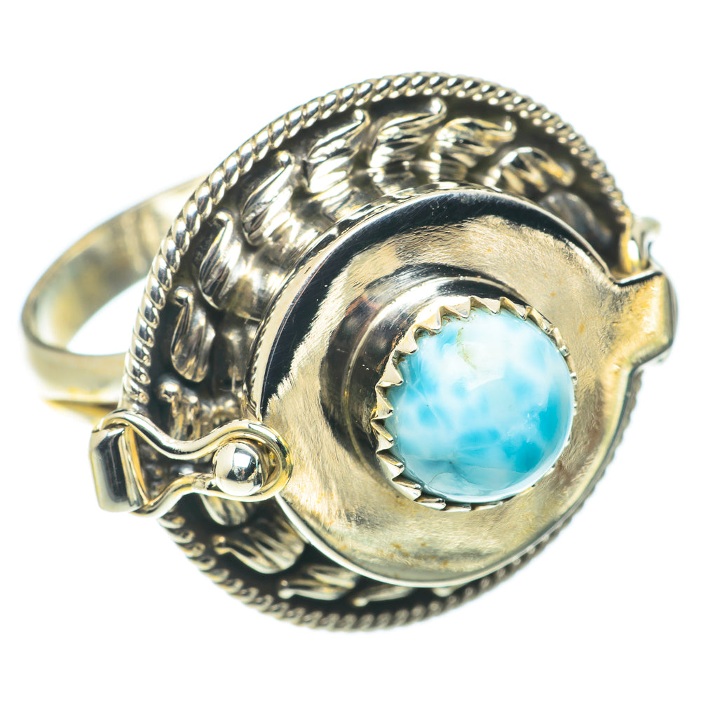 Larimar Rings handcrafted by Ana Silver Co - RING65918