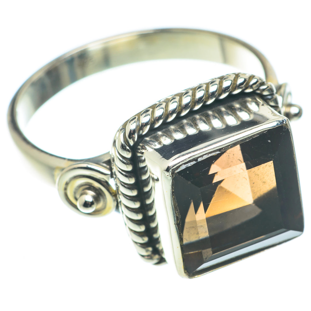 Smoky Quartz Rings handcrafted by Ana Silver Co - RING65928