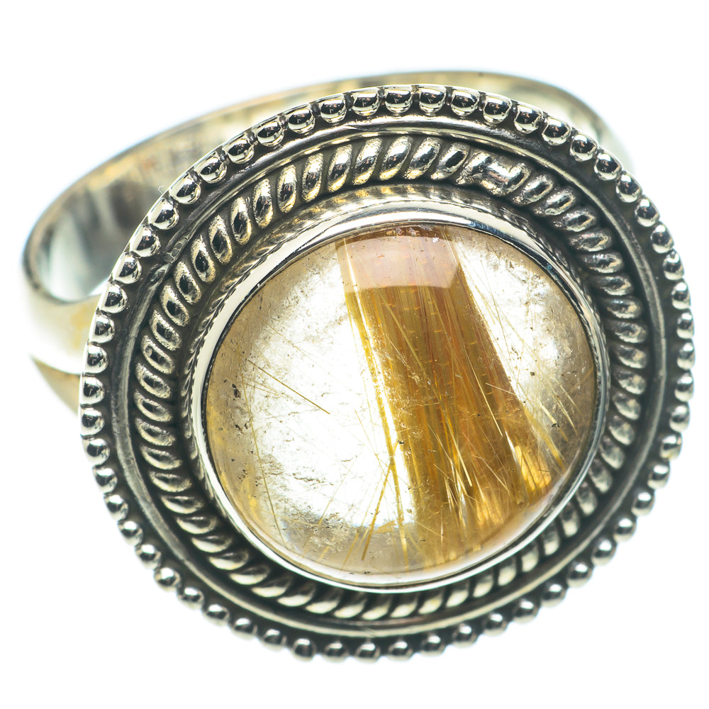 Rutilated Quartz Rings handcrafted by Ana Silver Co - RING65940