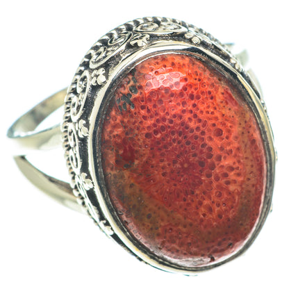 Sponge Coral Rings handcrafted by Ana Silver Co - RING65965