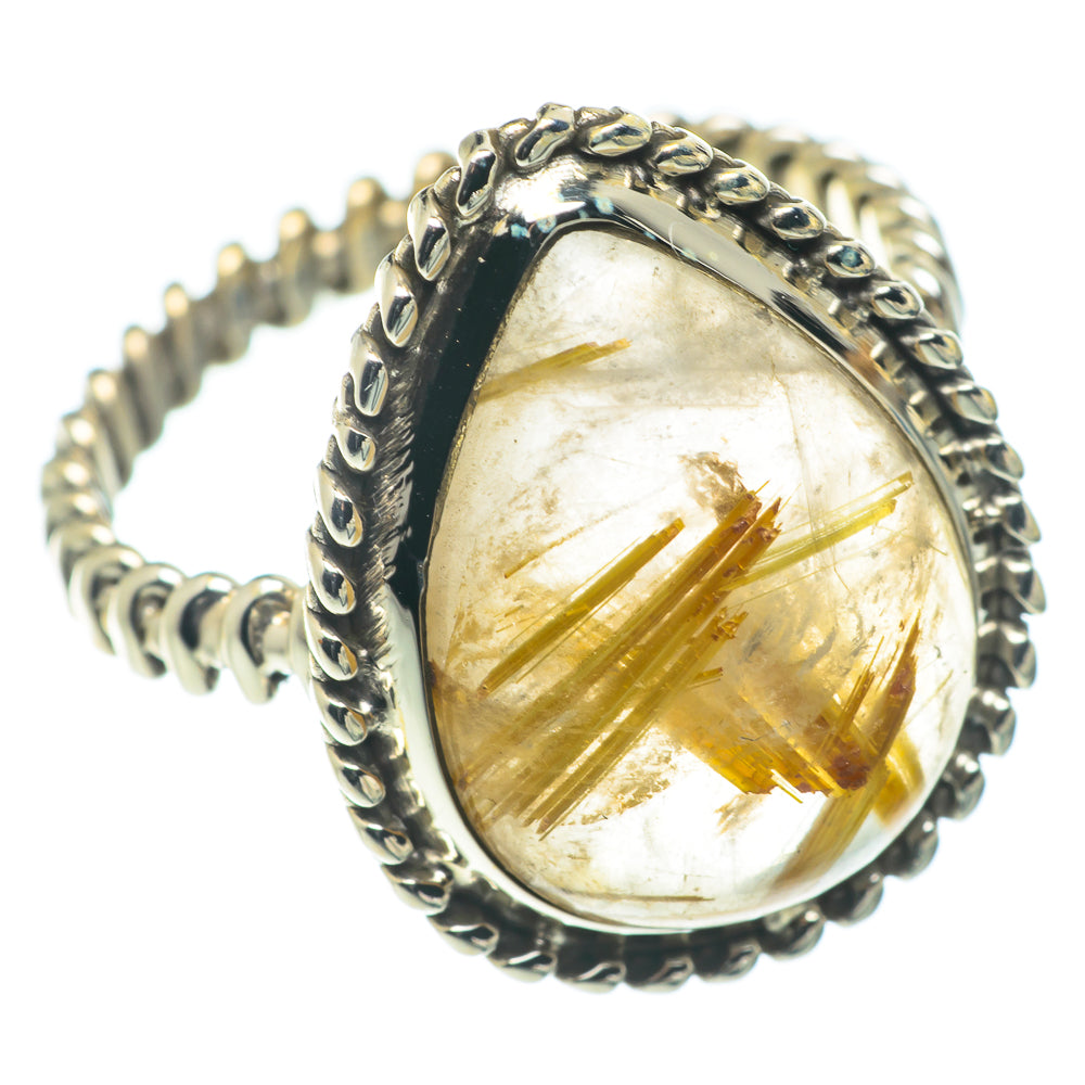 Rutilated Quartz Rings handcrafted by Ana Silver Co - RING65975