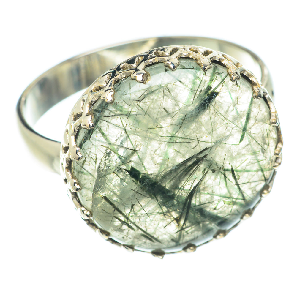 Tourmalinated Quartz Rings handcrafted by Ana Silver Co - RING65977