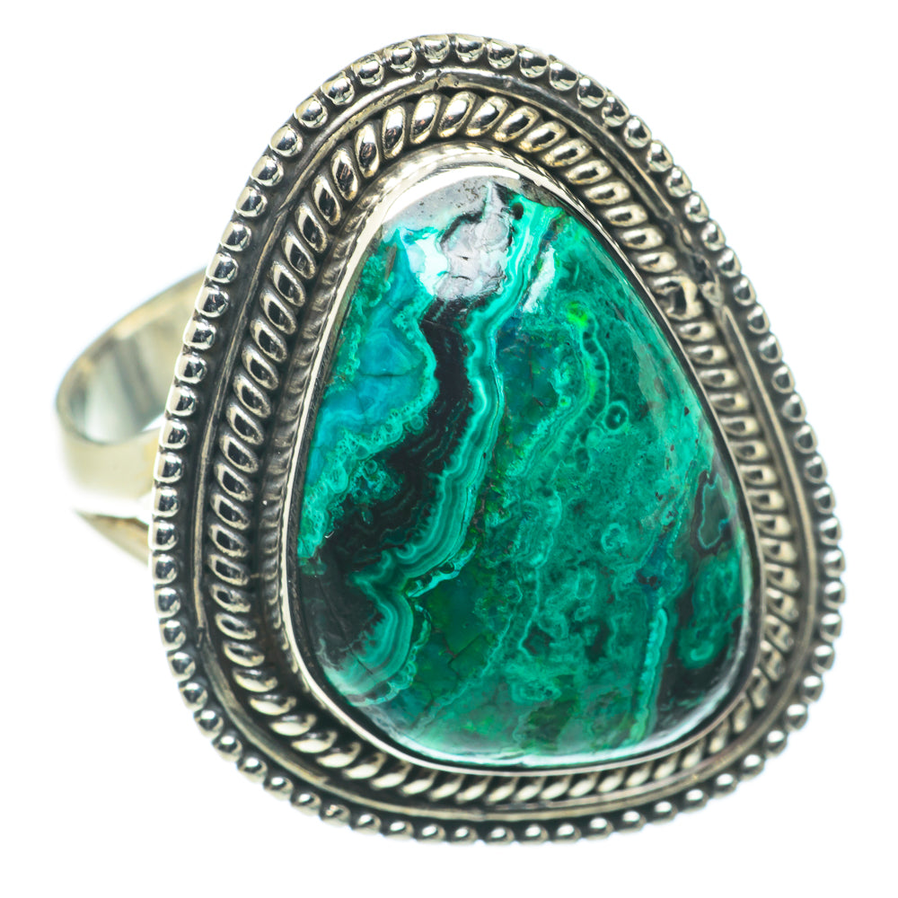Chrysocolla Rings handcrafted by Ana Silver Co - RING65986