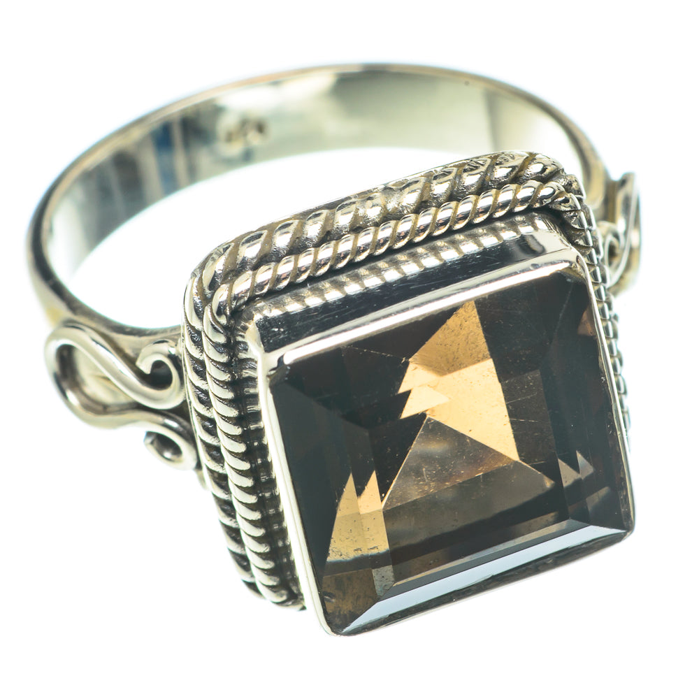 Smoky Quartz Rings handcrafted by Ana Silver Co - RING65989