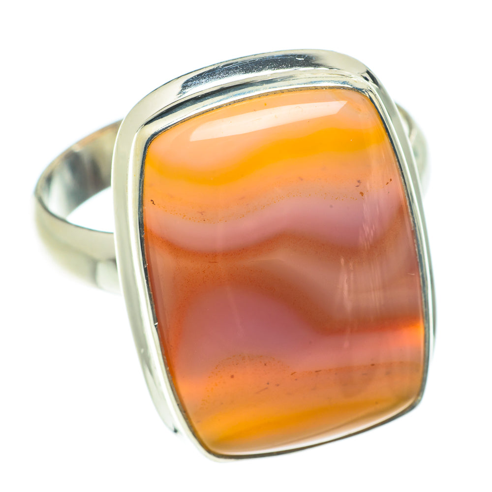 Botswana Agate Rings handcrafted by Ana Silver Co - RING65991