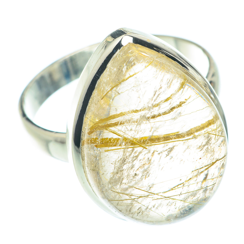 Rutilated Quartz Rings handcrafted by Ana Silver Co - RING65997