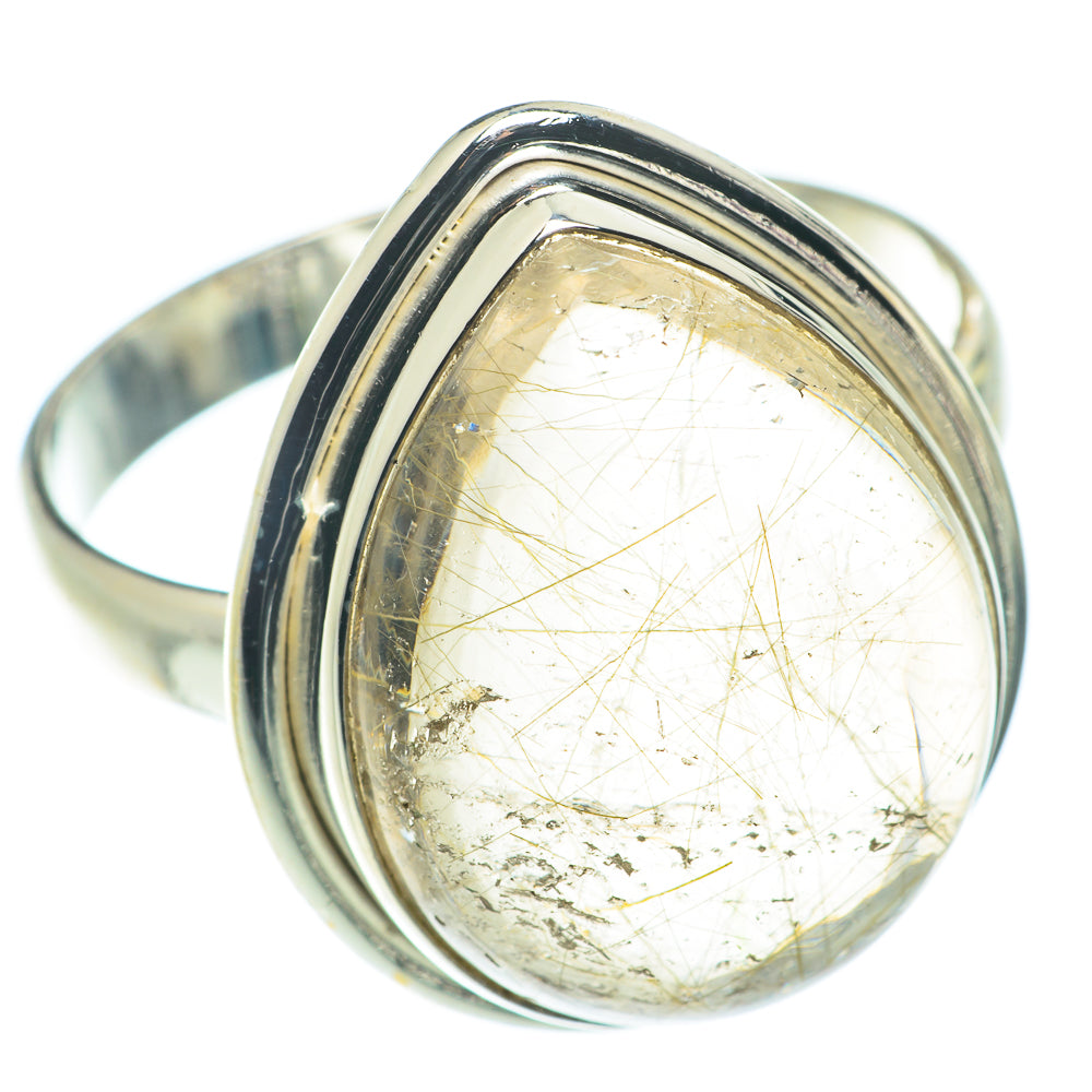 Rutilated Quartz Rings handcrafted by Ana Silver Co - RING66000