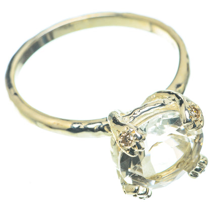 White Quartz Rings handcrafted by Ana Silver Co - RING66004