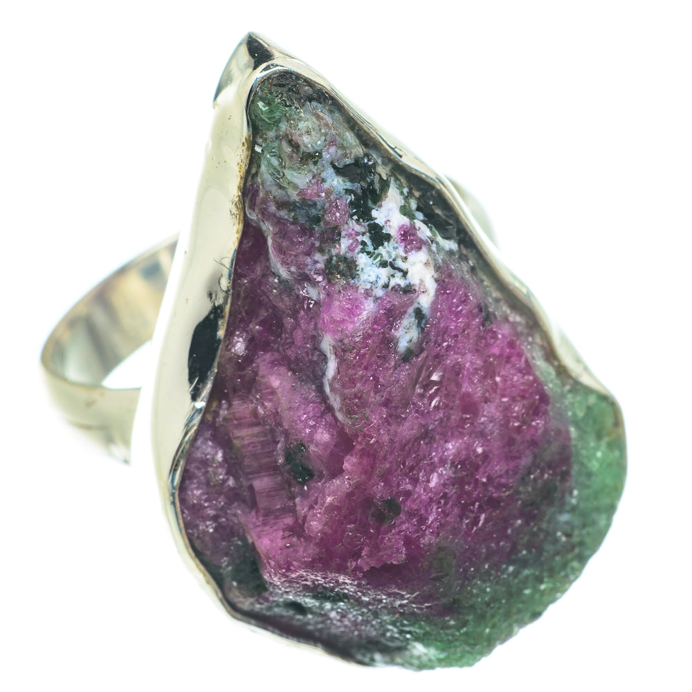 Ruby Zoisite Rings handcrafted by Ana Silver Co - RING66005