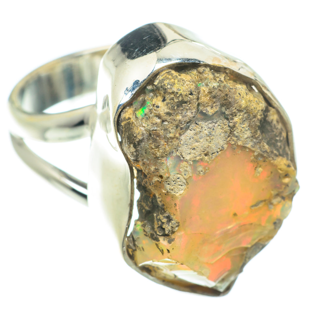 Ethiopian Opal Rings handcrafted by Ana Silver Co - RING66007