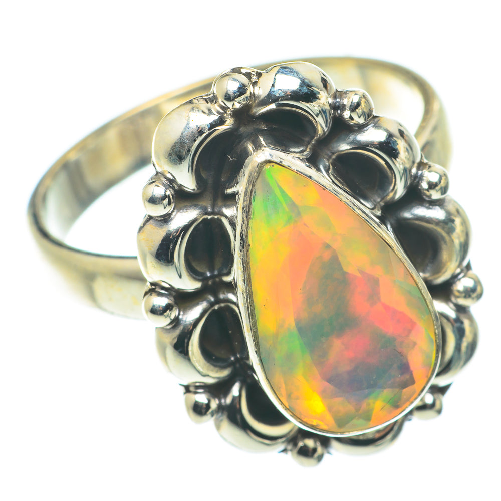 Ethiopian Opal Rings handcrafted by Ana Silver Co - RING66008