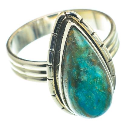 Chrysocolla Rings handcrafted by Ana Silver Co - RING66011