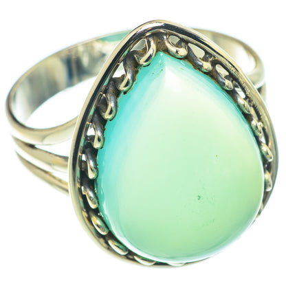 Aqua Chalcedony Rings handcrafted by Ana Silver Co - RING66013