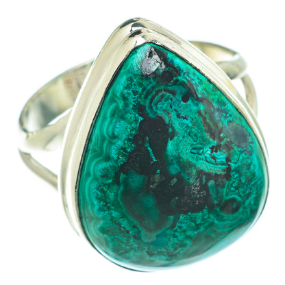 Chrysocolla Rings handcrafted by Ana Silver Co - RING66015
