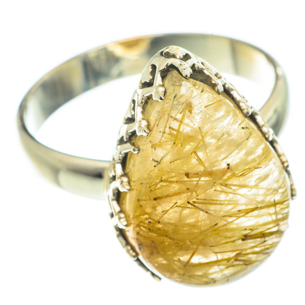 Rutilated Quartz Rings handcrafted by Ana Silver Co - RING66028