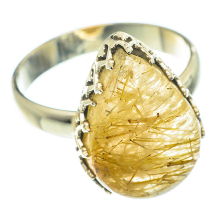 Rutilated Quartz Rings handcrafted by Ana Silver Co - RING66028