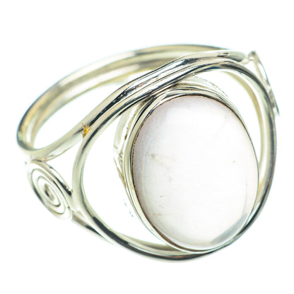 Rose Quartz Rings handcrafted by Ana Silver Co - RING66052