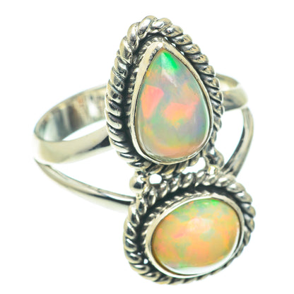Ethiopian Opal Rings handcrafted by Ana Silver Co - RING66060