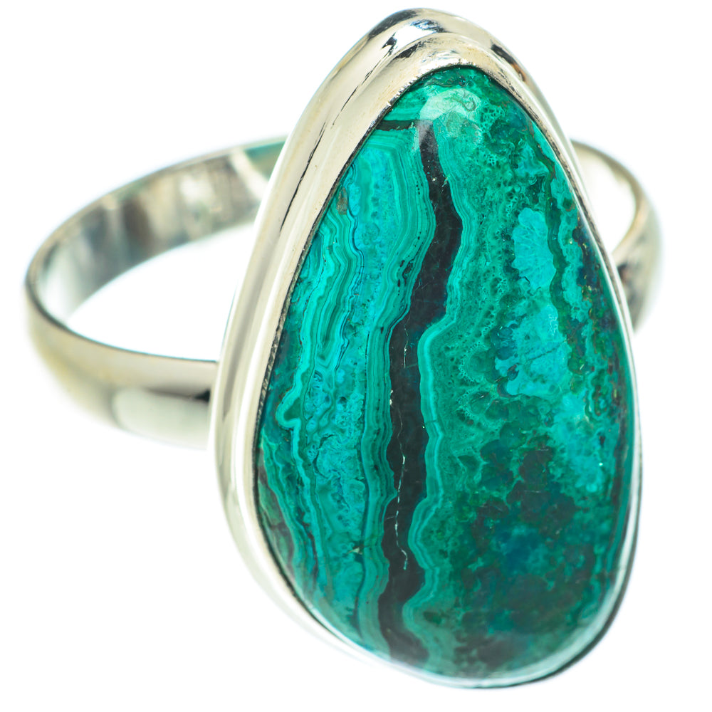 Chrysocolla Rings handcrafted by Ana Silver Co - RING66065