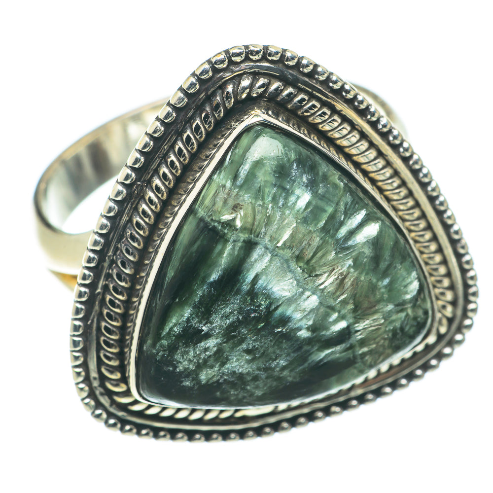 Seraphinite Rings handcrafted by Ana Silver Co - RING66067