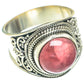 Rhodonite Rings handcrafted by Ana Silver Co - RING66074