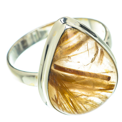 Rutilated Quartz Rings handcrafted by Ana Silver Co - RING66081