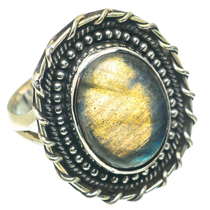 Labradorite Rings handcrafted by Ana Silver Co - RING66090