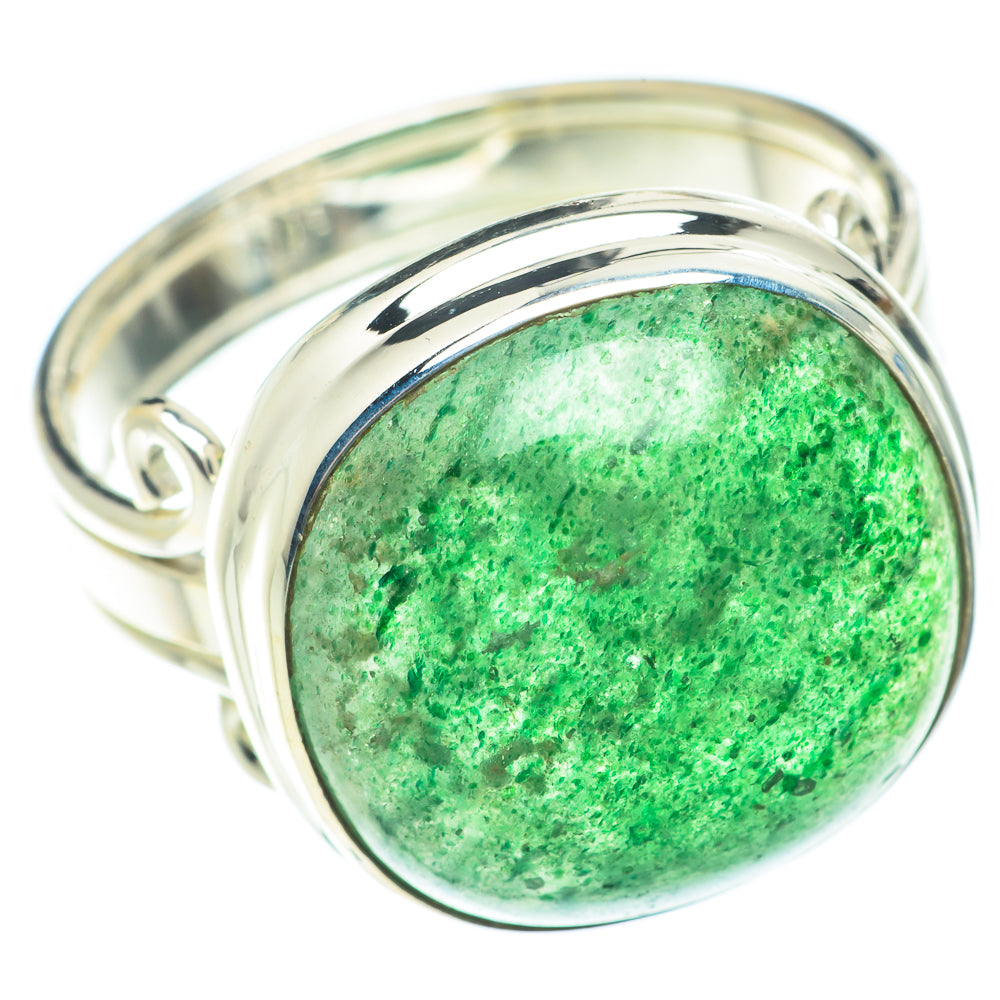 Green Aventurine Rings handcrafted by Ana Silver Co - RING66093