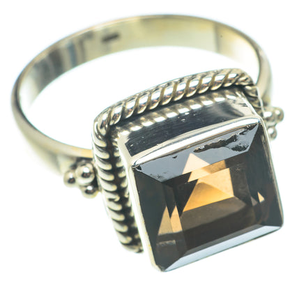 Smoky Quartz Rings handcrafted by Ana Silver Co - RING66097