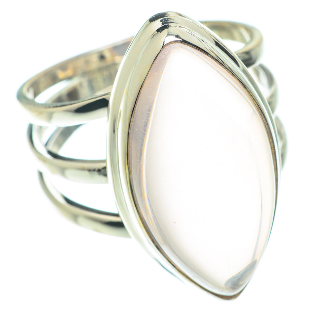 Rose Quartz Rings handcrafted by Ana Silver Co - RING66100