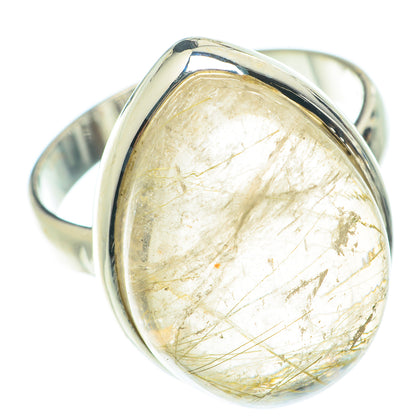 Rutilated Quartz Rings handcrafted by Ana Silver Co - RING66109