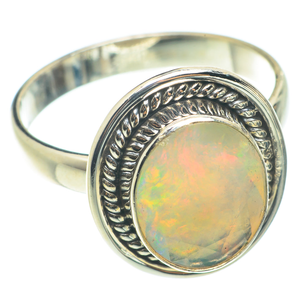 Ethiopian Opal Rings handcrafted by Ana Silver Co - RING66112