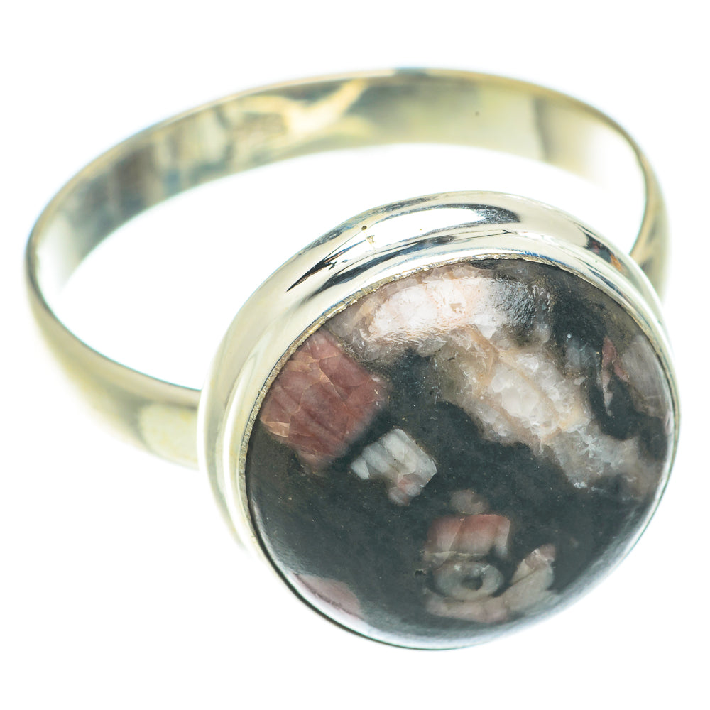 Crinoid Fossil Rings handcrafted by Ana Silver Co - RING66118
