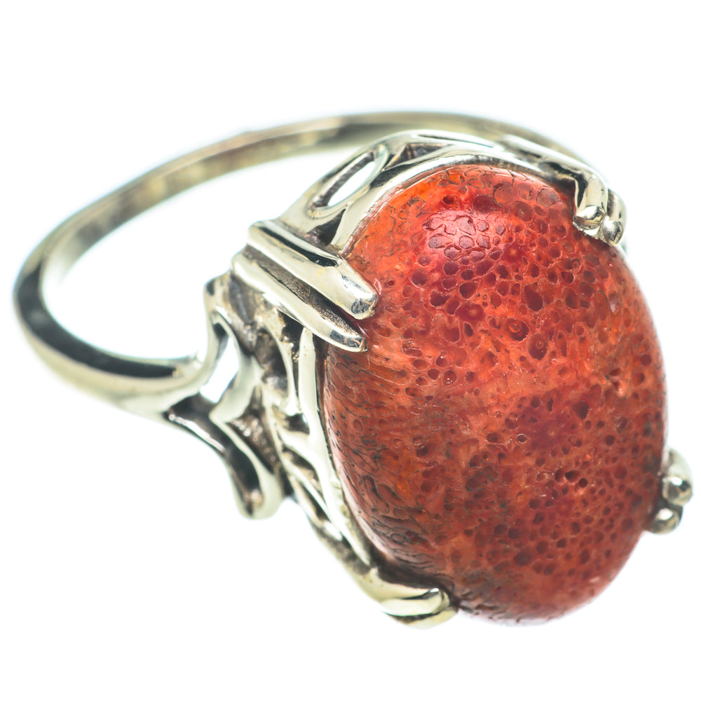 Sponge Coral Rings handcrafted by Ana Silver Co - RING66120