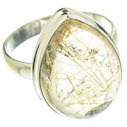 Rutilated Quartz Rings handcrafted by Ana Silver Co - RING66126