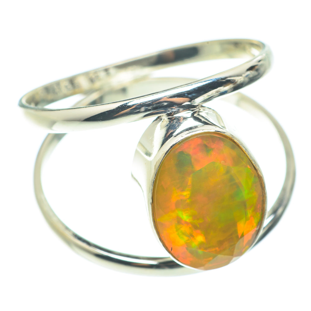 Ethiopian Opal Rings handcrafted by Ana Silver Co - RING66135