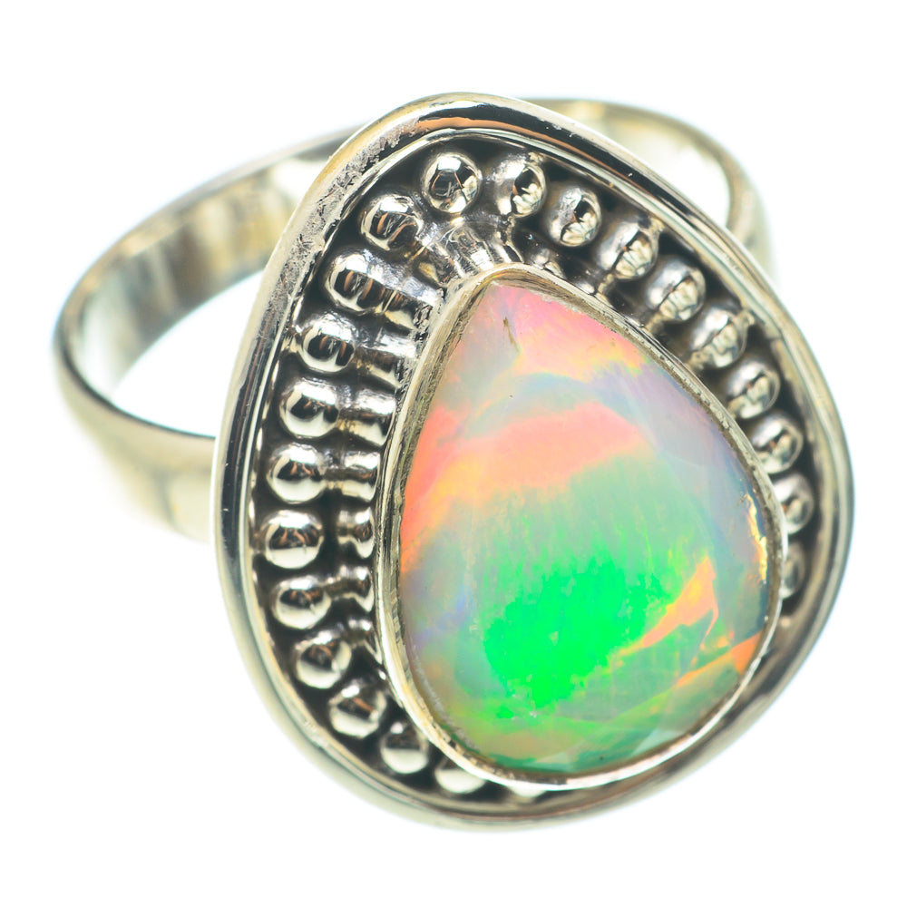 Ethiopian Opal Rings handcrafted by Ana Silver Co - RING66136