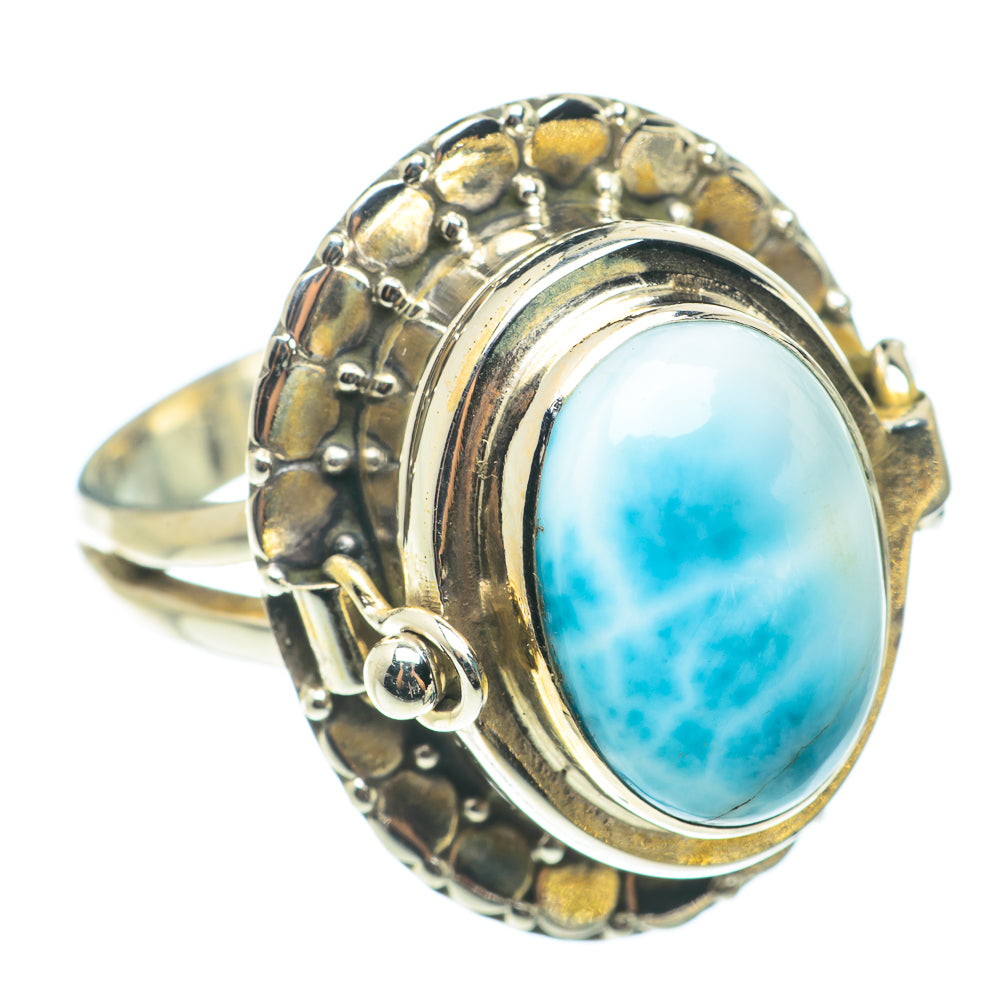 Larimar Rings handcrafted by Ana Silver Co - RING66143
