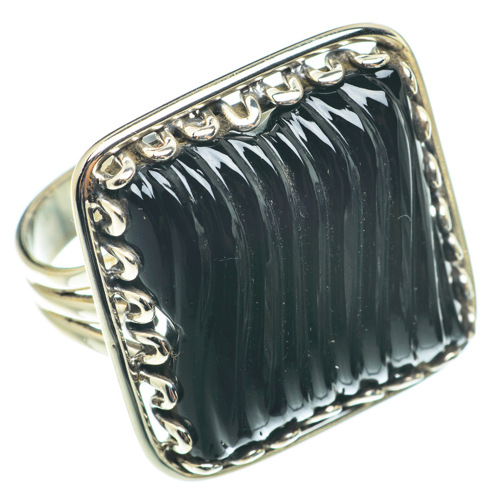 Black Onyx Rings handcrafted by Ana Silver Co - RING66163