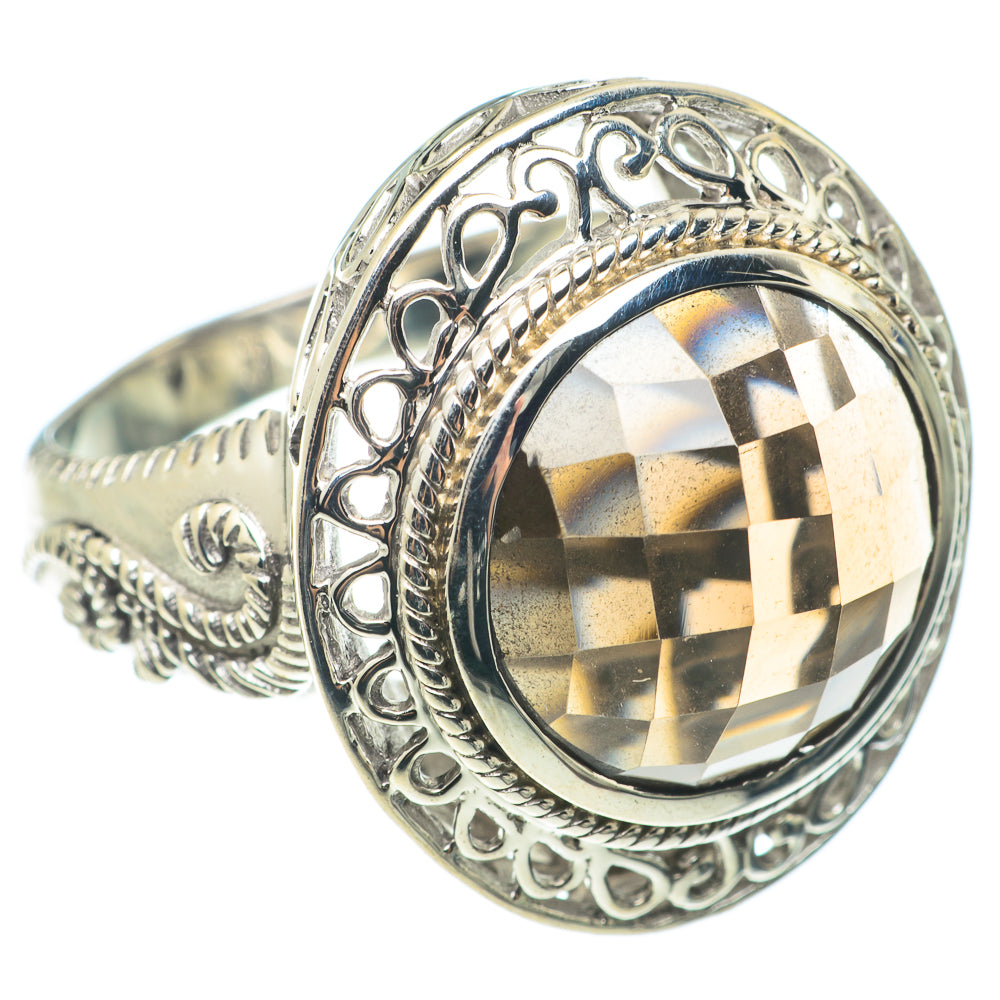 Smoky Quartz Rings handcrafted by Ana Silver Co - RING66174