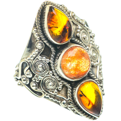 Sunstone Rings handcrafted by Ana Silver Co - RING66178