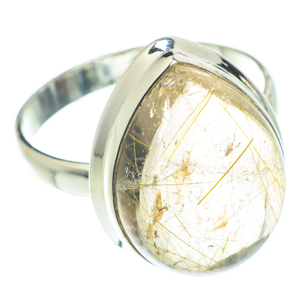 Rutilated Quartz Rings handcrafted by Ana Silver Co - RING66197